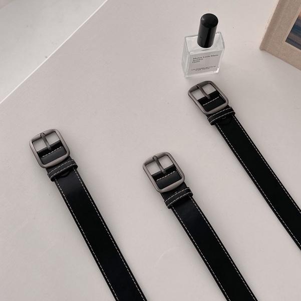 ■3LINE.S■皮帶 方頭皮帶 必備 好看 平價 歐爸 百搭 耐操 有型