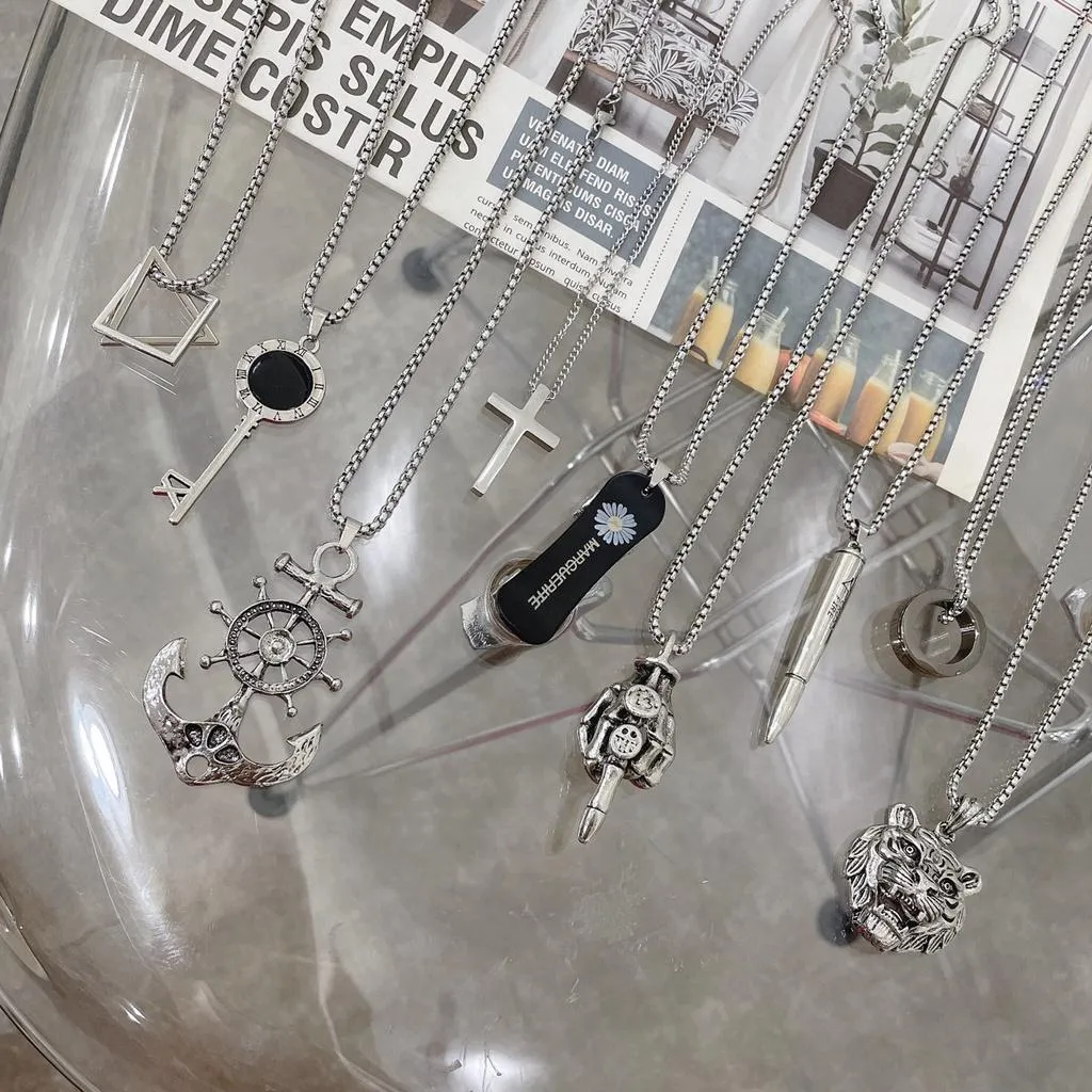 ■3LINE.S■飾品 項鍊 鈦鋼 配件 長鏈 男女不拘