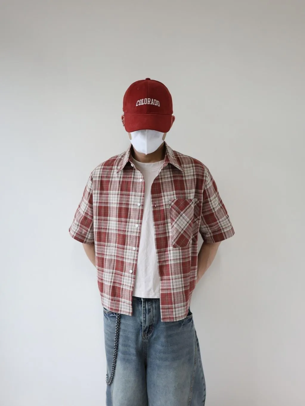 ■3LINE.S■自訂款 短寬襯衫 全棉襯衫 BOXY 高質量 短寬版型