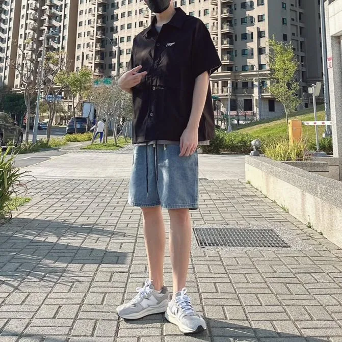 ■3LINE.S售完不補■工裝襯衫 外搭襯衫 襯衫 短袖襯衫 日系襯衫 情侶襯衫 寬鬆版型 男女不拘(K1742)