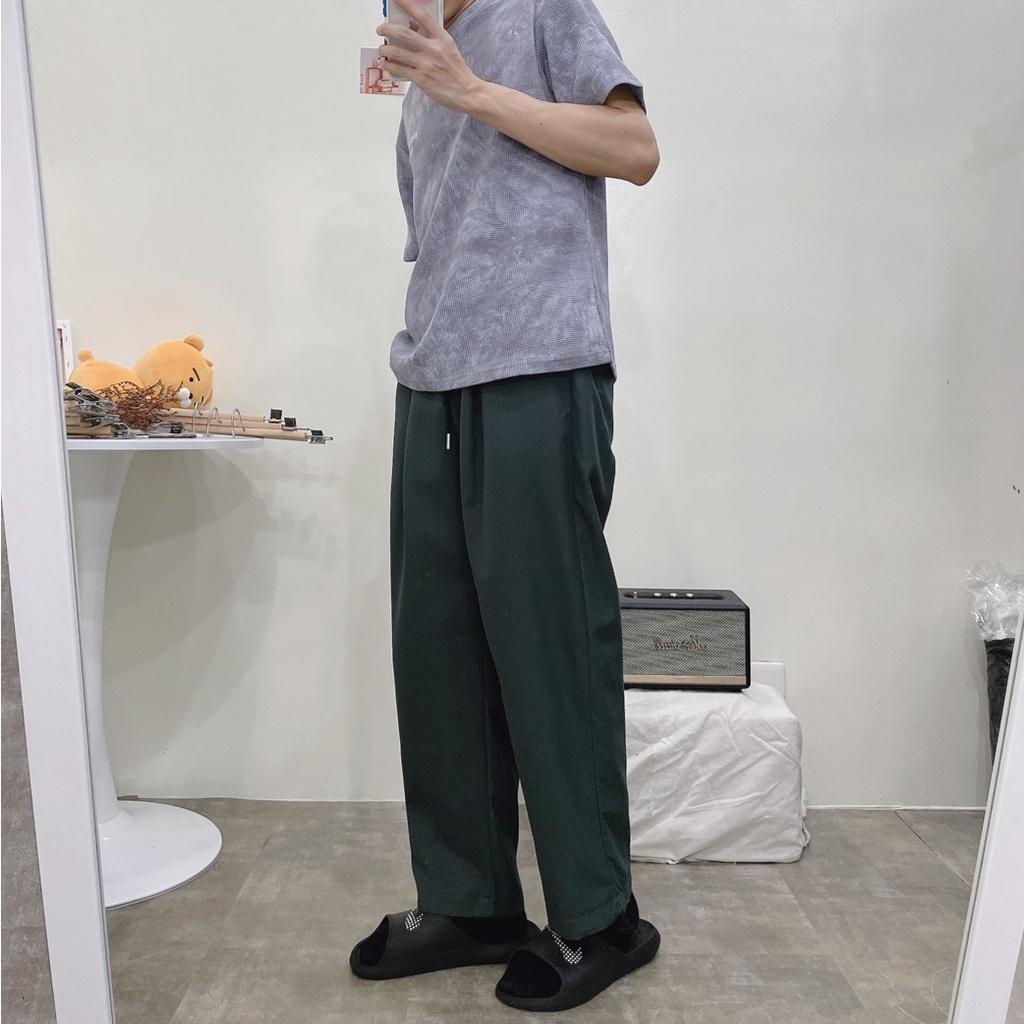 ■3LINE.S賠本出清■日系寬褲 抽繩長褲 寬褲 縮口褲 縮口長褲工作褲 工裝褲 長褲 休閒褲(J2075)