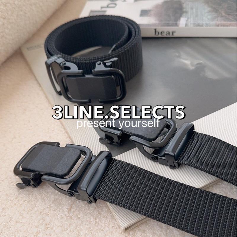 ■3LINE.S■皮帶 工裝皮帶 無孔 自動扣 戰術皮帶 必備 好看 平價 歐爸 百搭 耐操 有型