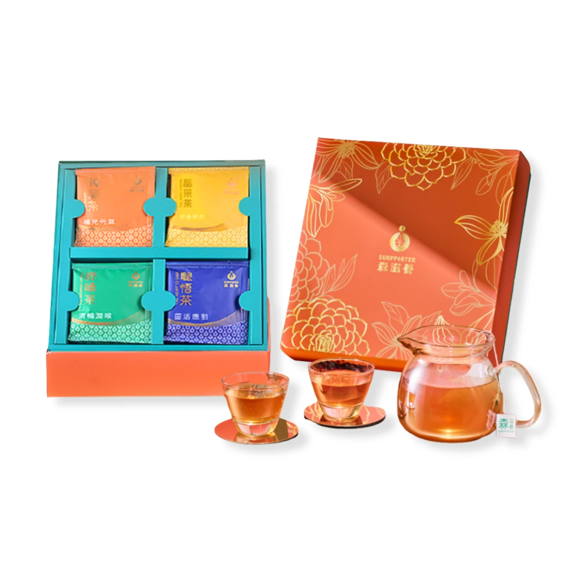 花耀巧禮 – 萃養漢方茶禮盒(12入/盒)附提袋