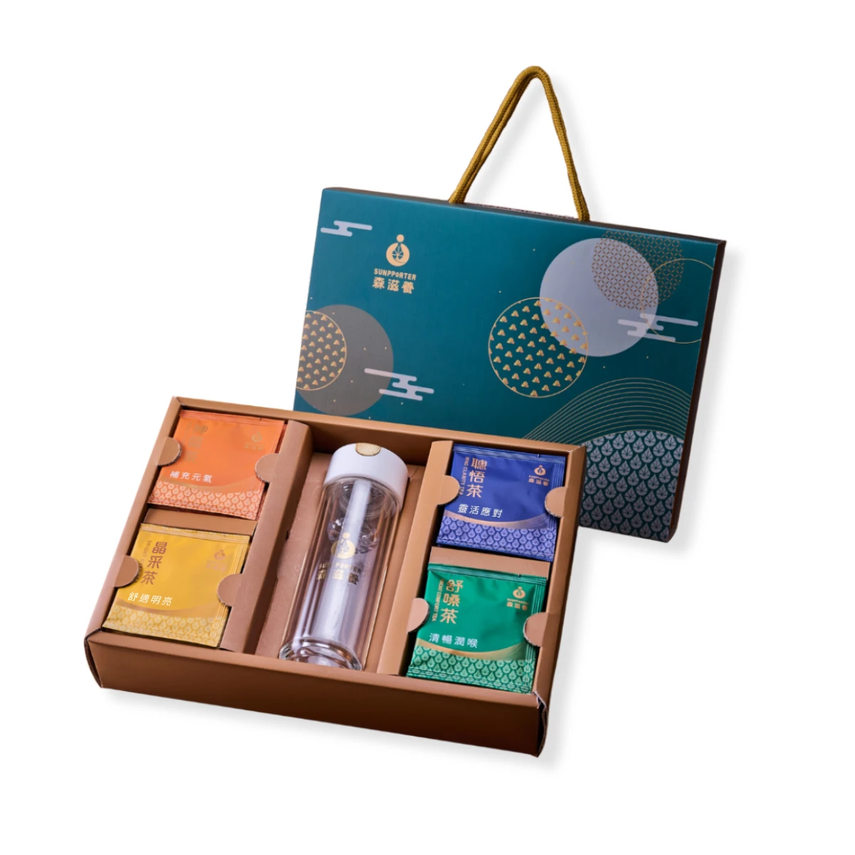 森韻璞萃 – 萃養漢方茶禮盒(20入/盒)附提繩