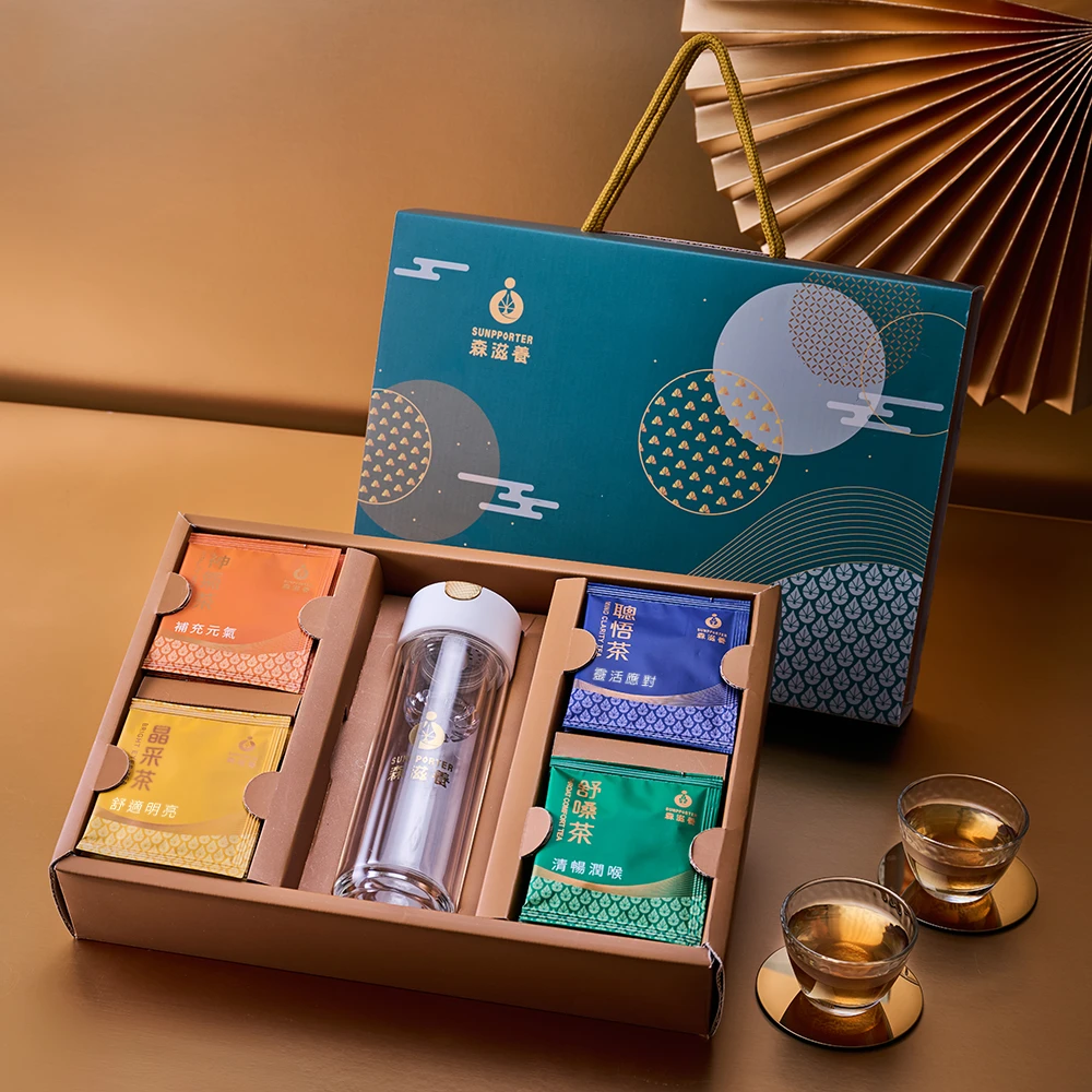 森韻璞萃 – 萃養漢方茶禮盒(20入/盒)附提繩