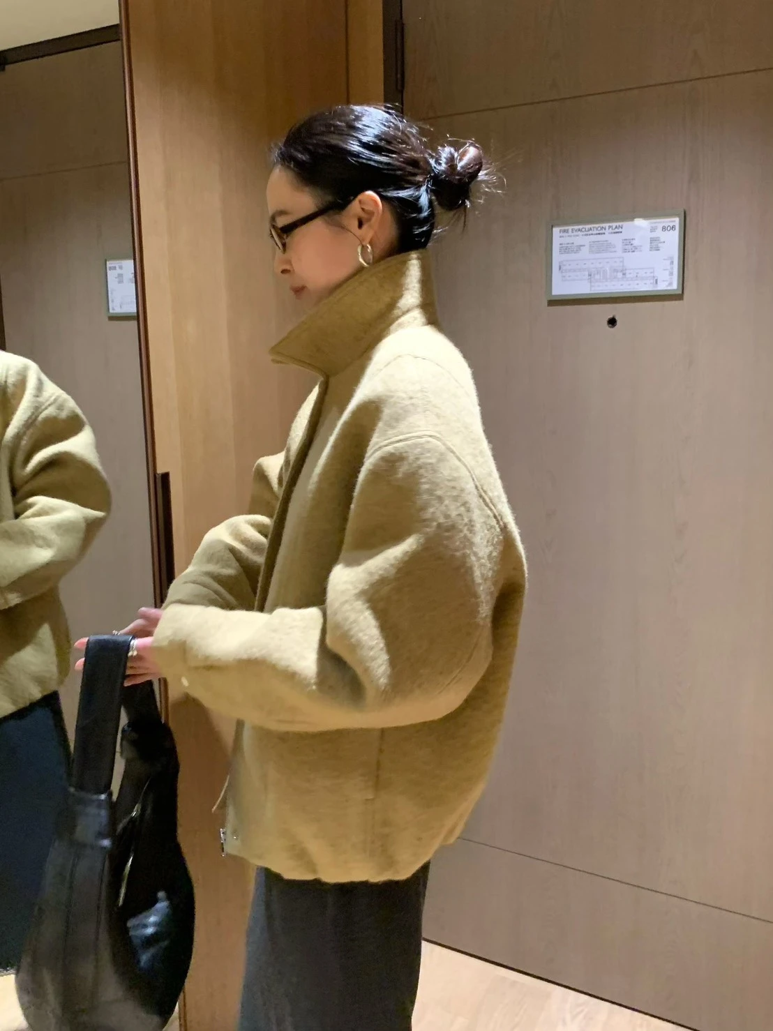 (現貨)羊駝夾棉外套