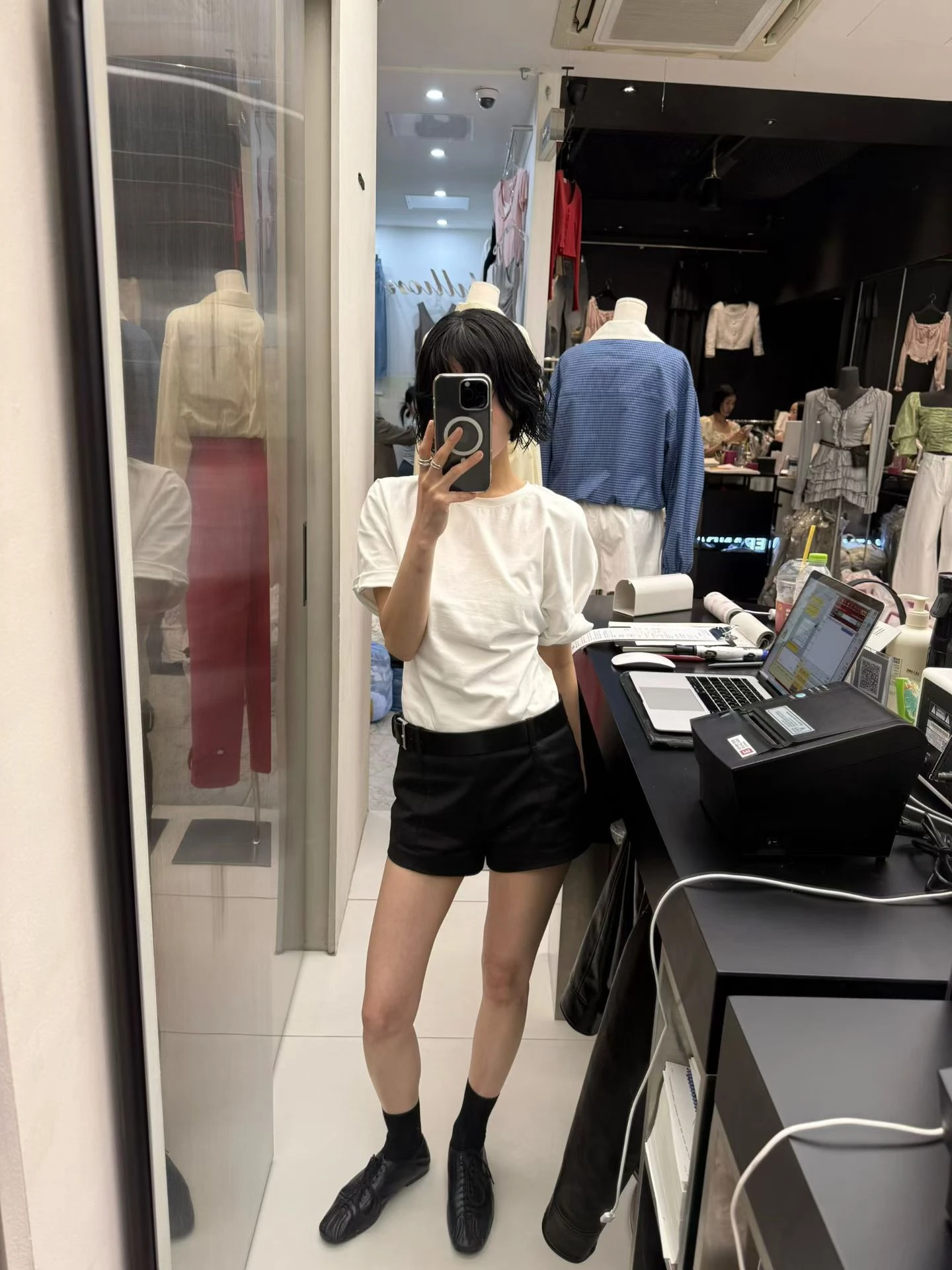 (現貨)車線西裝短褲