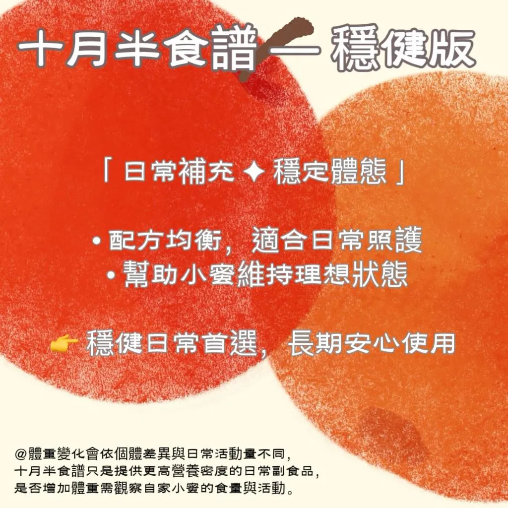 【+胖】十月半食譜｜蜜袋鼯主食粉 ✦ 一般版／穩健補充／短期加強／沖泡版➔