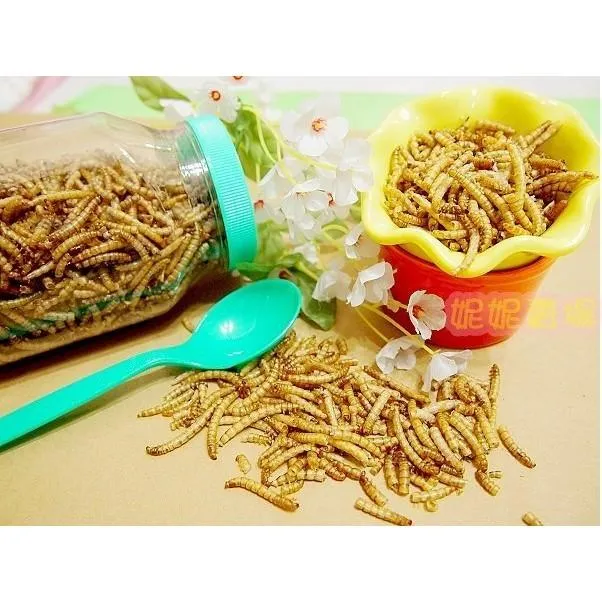 ［袋裝增量］黃金蟲乾 /８０g /１６０g    麵包蟲乾➔