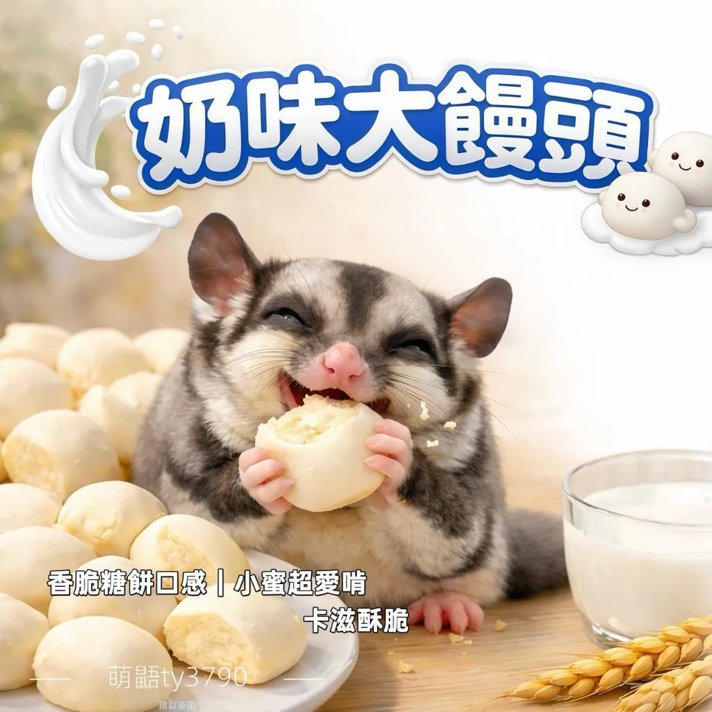 奶味大饅頭（香脆糖餅口感）100g 「咀嚼系零食 / 硬質點心」➔