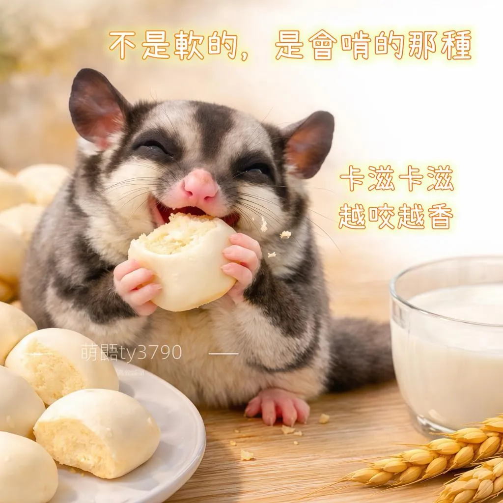 奶味大饅頭（香脆糖餅口感）100g 「咀嚼系零食 / 硬質點心」➔