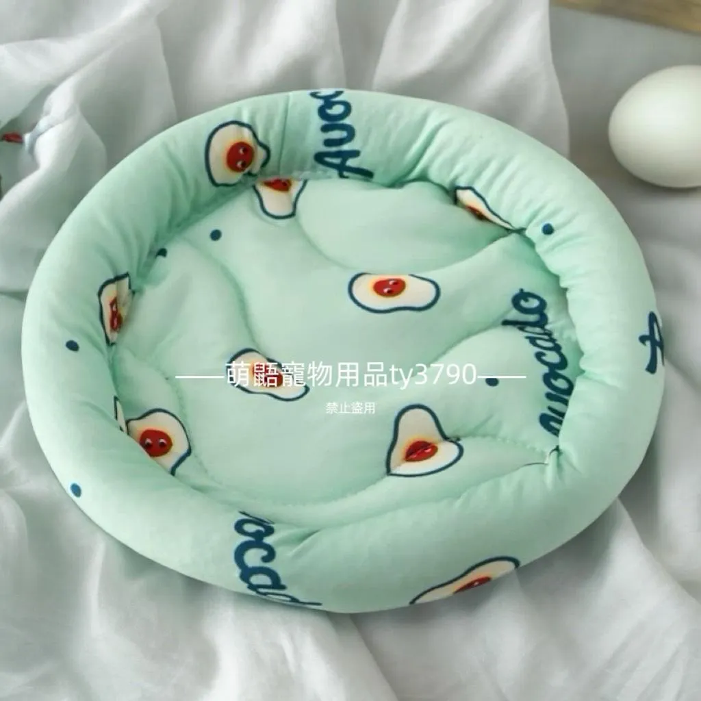 涼冰絲圓型床／蜜袋鼯涼感冰絲墊 散熱墊➔