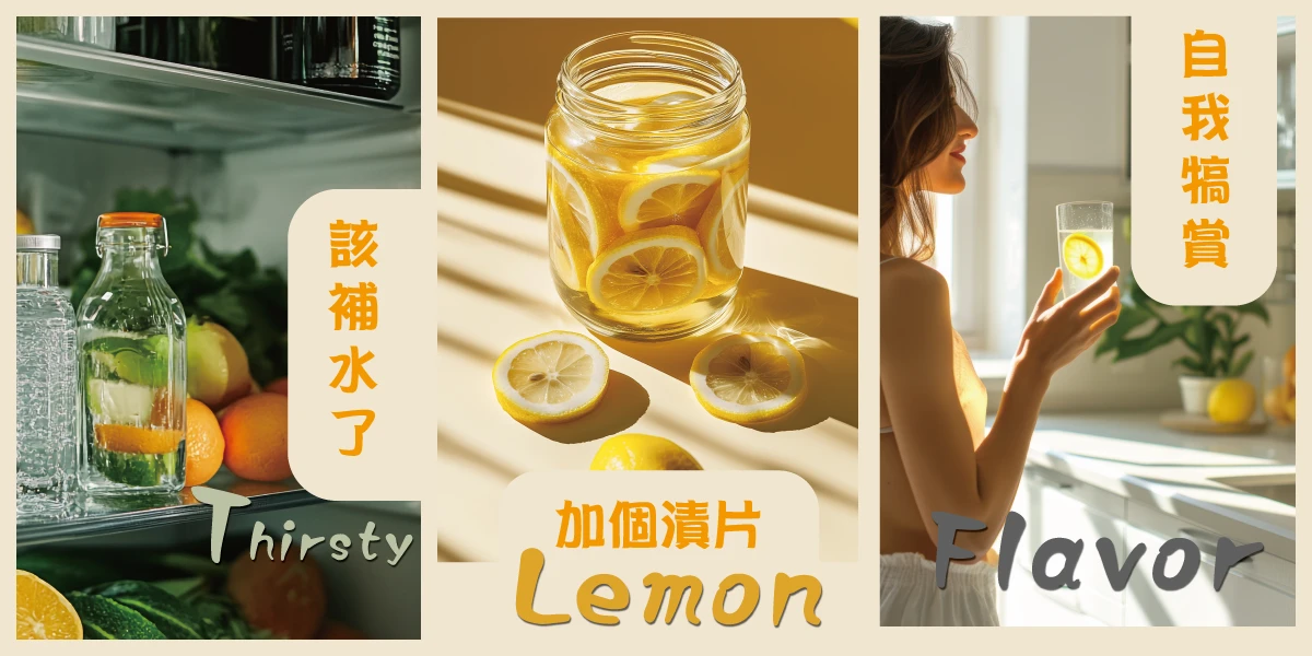 玻璃罐裝檸檬水