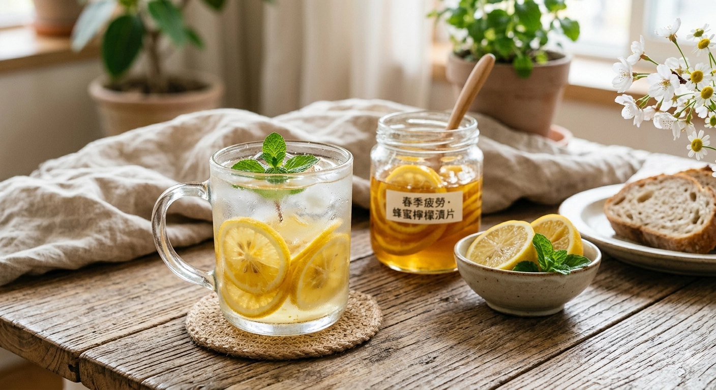 檸檬水提神