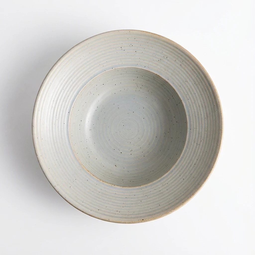 日系粗陶格雷濃湯碗/拉麵碗