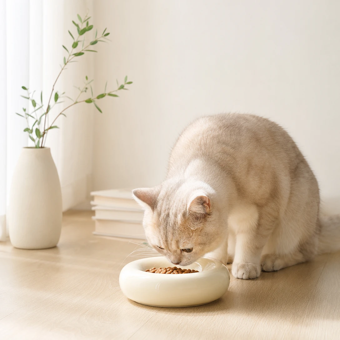 Donut陶瓷寵物食碗