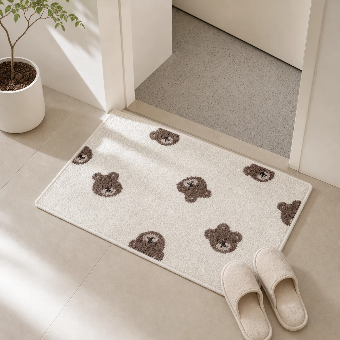 Cozy Bear熊熊絨感地毯
