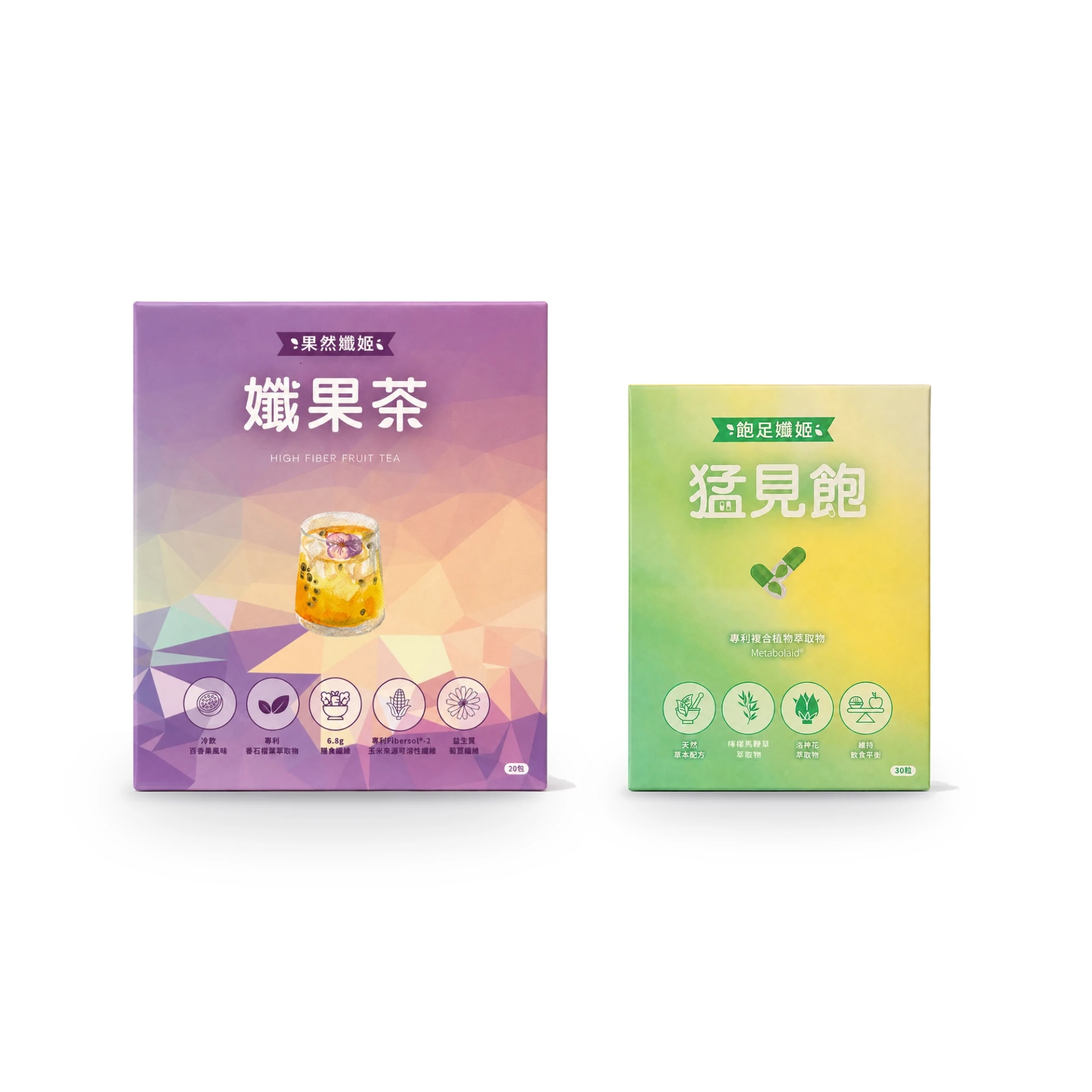 應酬外食組(猛見飽+孅果茶)