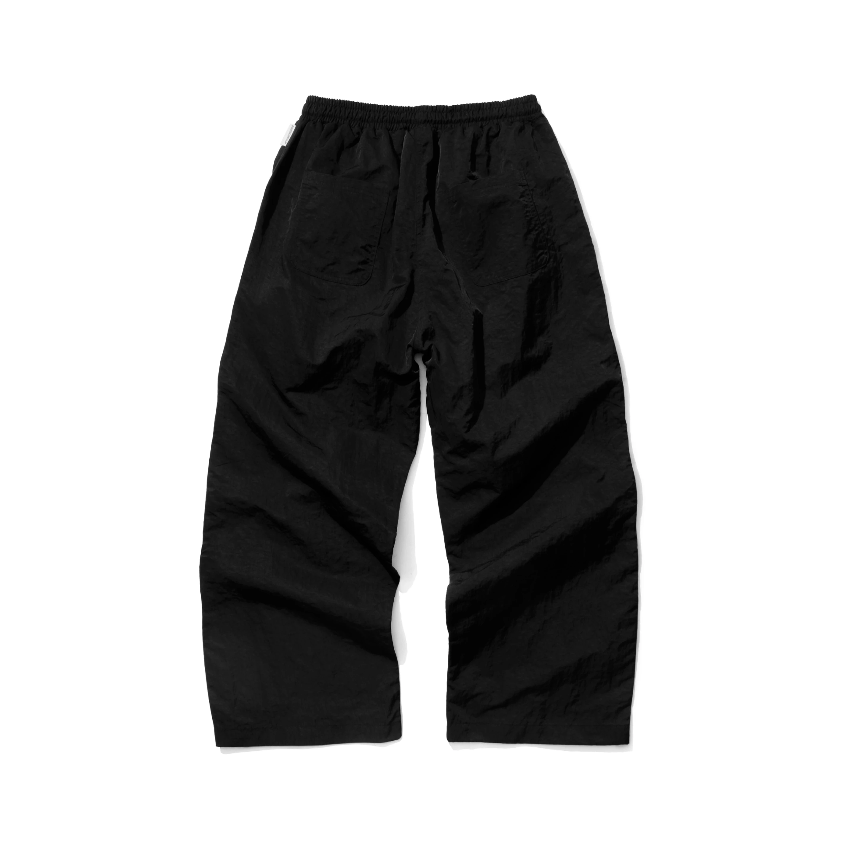 PINBROGROUP CASUAL LINEN PANTS - BLACK