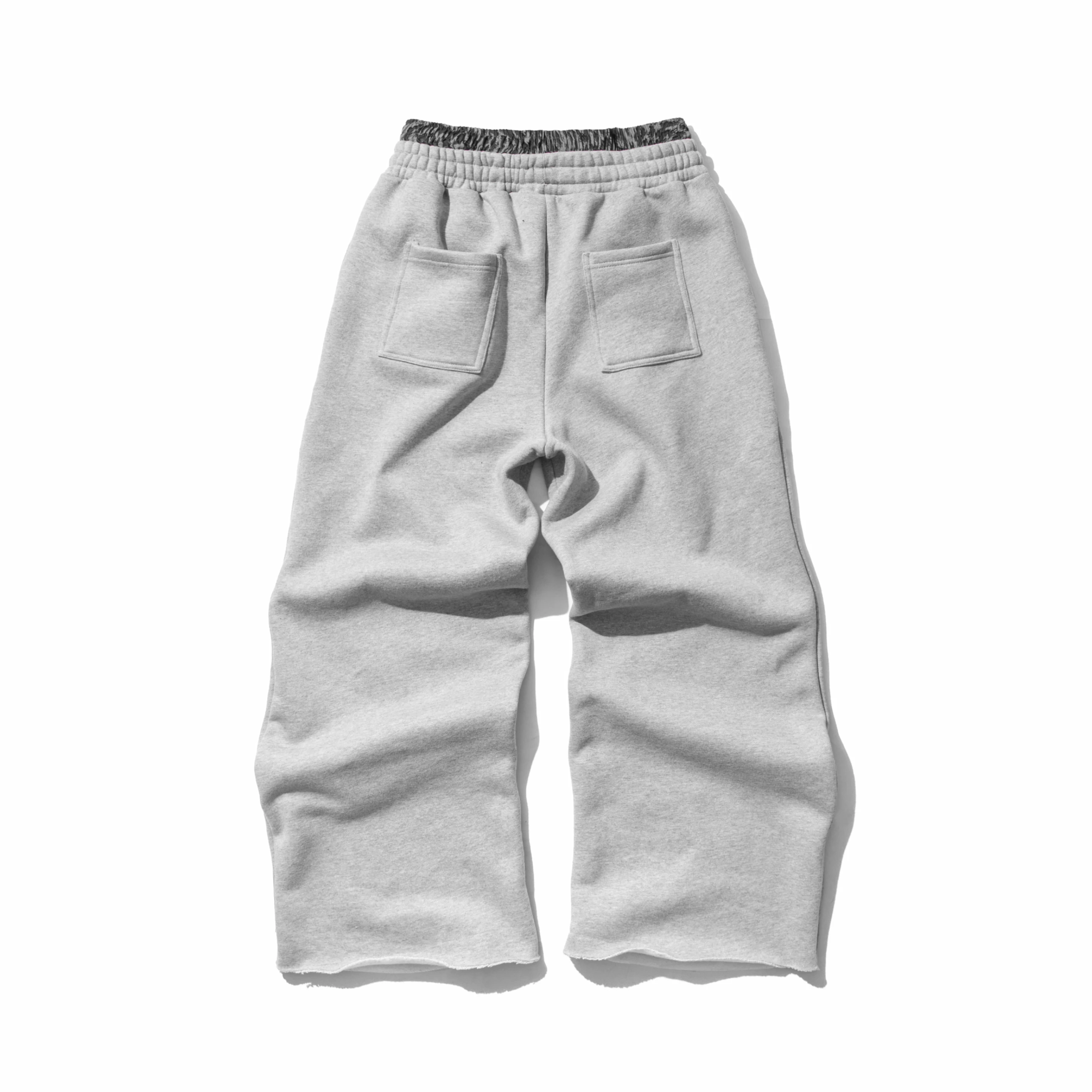 DOUBLE WAIST SWEATPANTS - GRAY