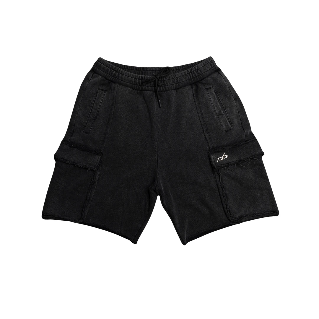 Battle Distressed Cargo Shorts