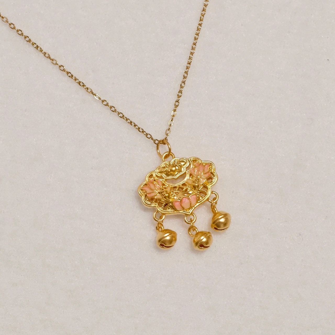 花花平安鎖墜