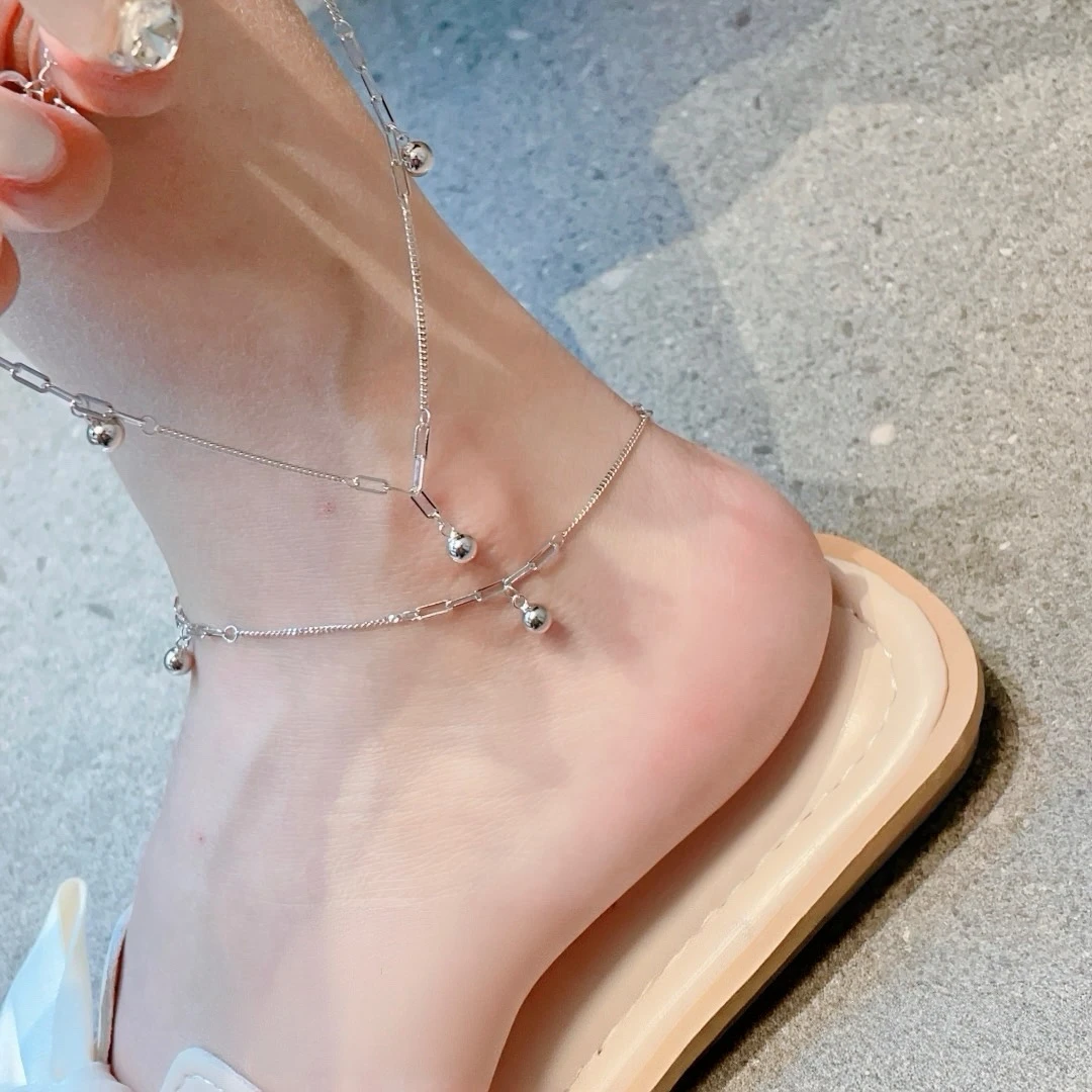 S925銀-簡約腳鍊