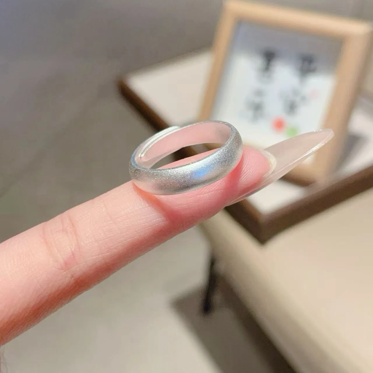 S-古法霧面戒指