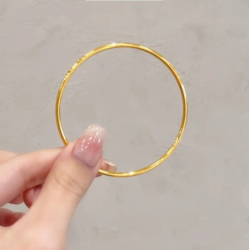 亮面素圈手環