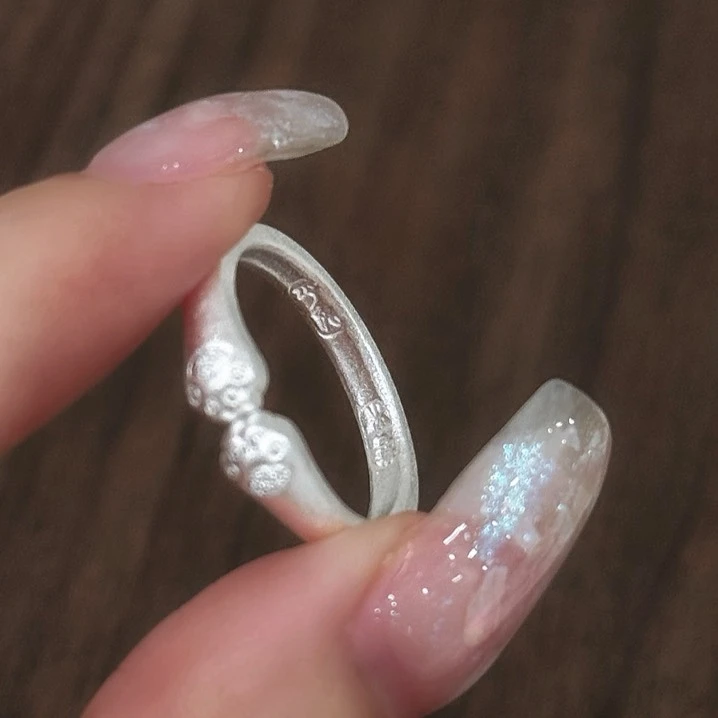 S-貓掌開口戒