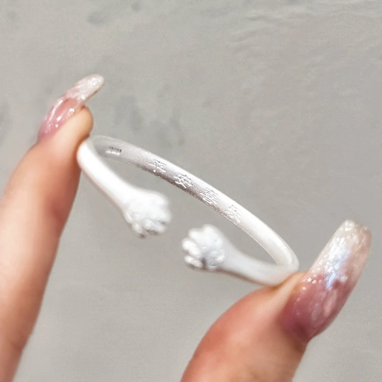 S-貓掌寶寶開口鐲