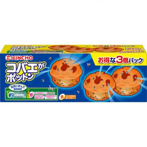 現貨 日本百年品牌🐓KINCHO金雞 果蠅捕捉器超值組 3入/盒