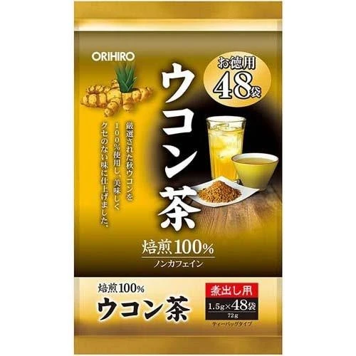 德用Orihiro 經濟薑黃茶 1.5gx48入/包