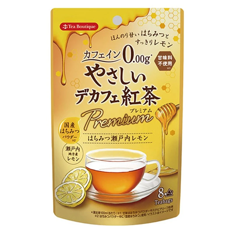 Tea Boutique無咖啡因 立體茶包 晚安茶系列 (蜂蜜檸檬茶)1.5gx8包