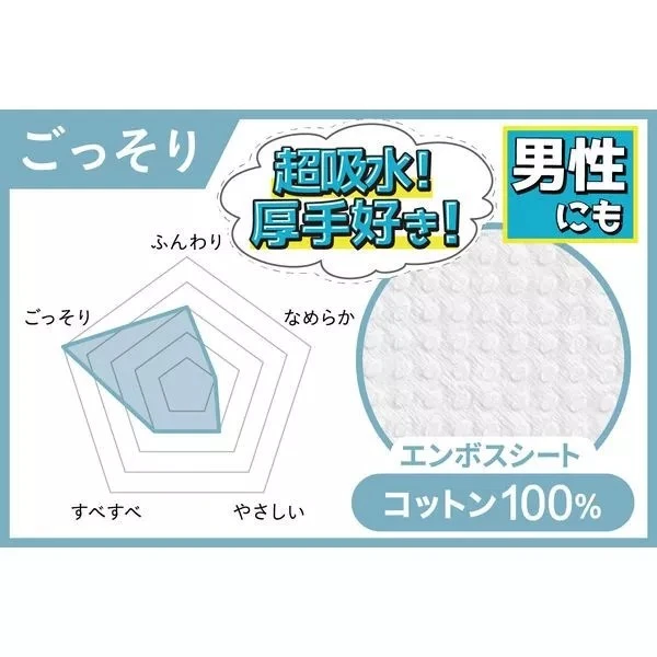 【COTTON LABO】純棉洗臉巾--60抽--清潔毛孔