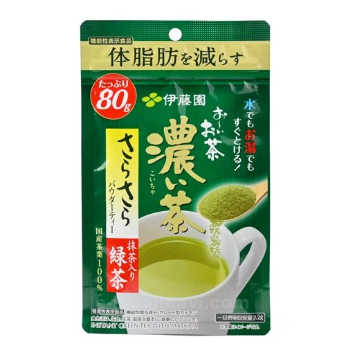 伊藤園 濃味抹茶粉 袋型80g