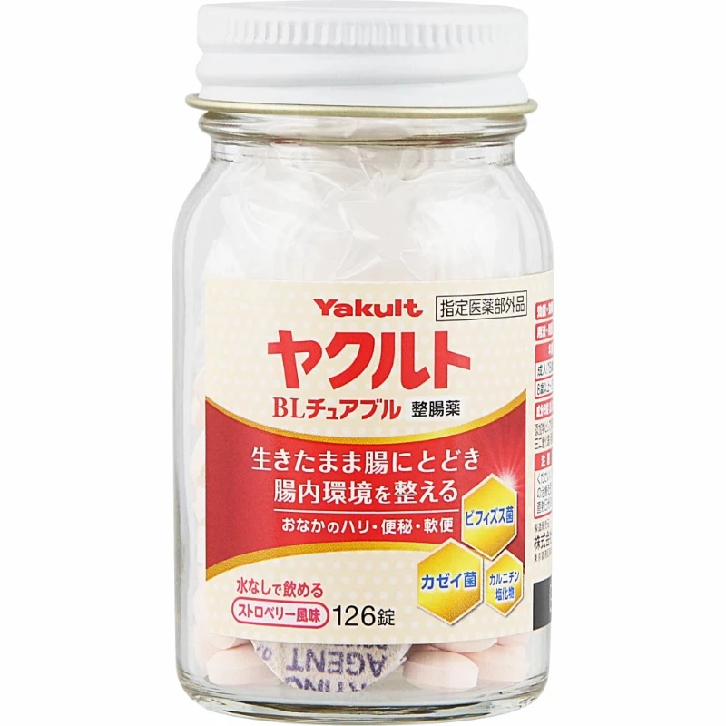 Yakult BL 嚼型腸道益生菌錠 126錠（草莓口味）