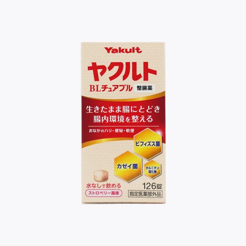 Yakult BL 嚼型腸道益生菌錠 126錠（草莓口味）