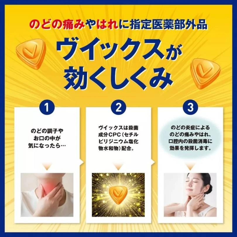 大正製藥 維克斯 潤喉糖【原味】20粒/盒