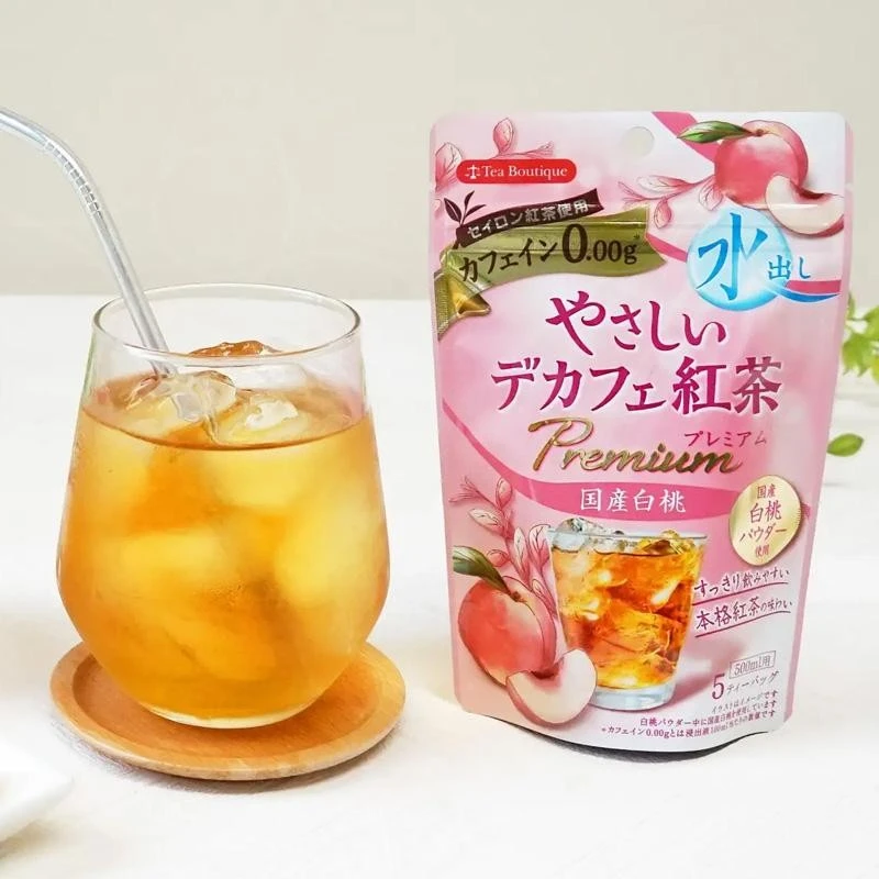 Tea Boutique無咖啡因 立體茶包 晚安茶系列 (白桃紅茶)(4克X5袋)