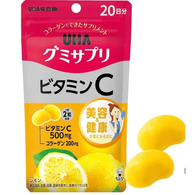 UHA 味覺糖 維他命C 軟糖 20日