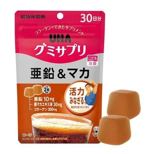 UHA 味覺糖 瑪卡鋅 軟糖 30日