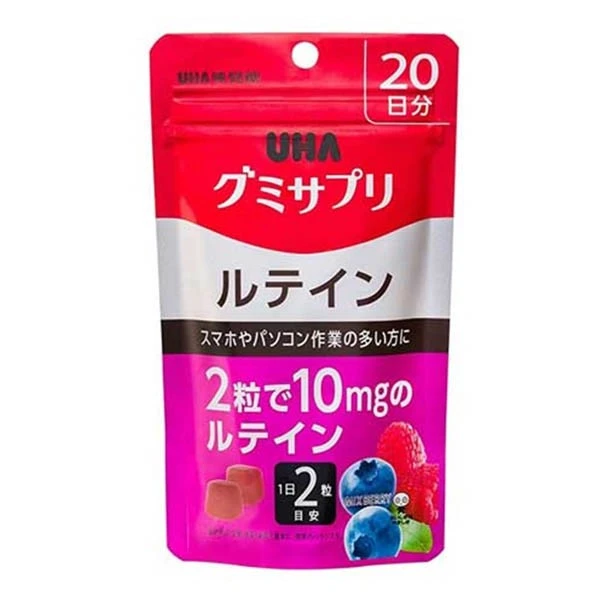 UHA 味覺糖 葉黃素軟糖 20日 40粒/包