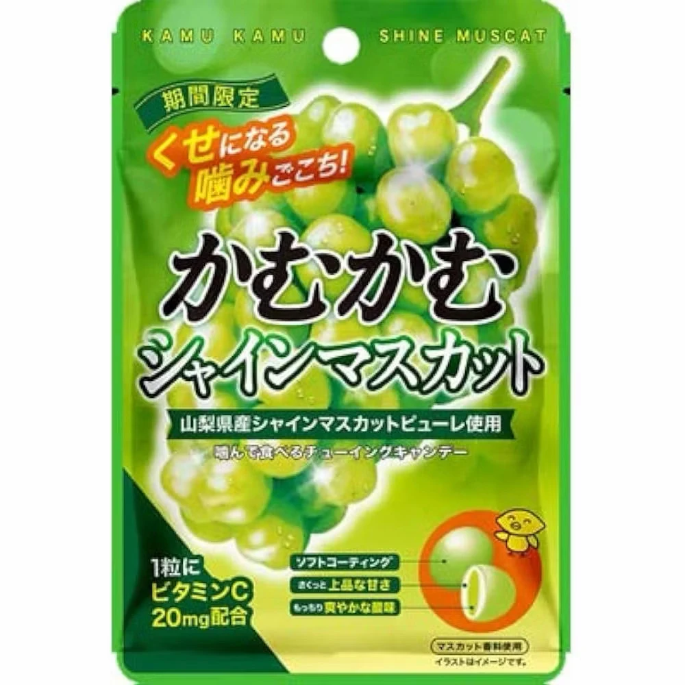 KAMUKAMU咀嚼軟糖 檸檬/麝香葡萄