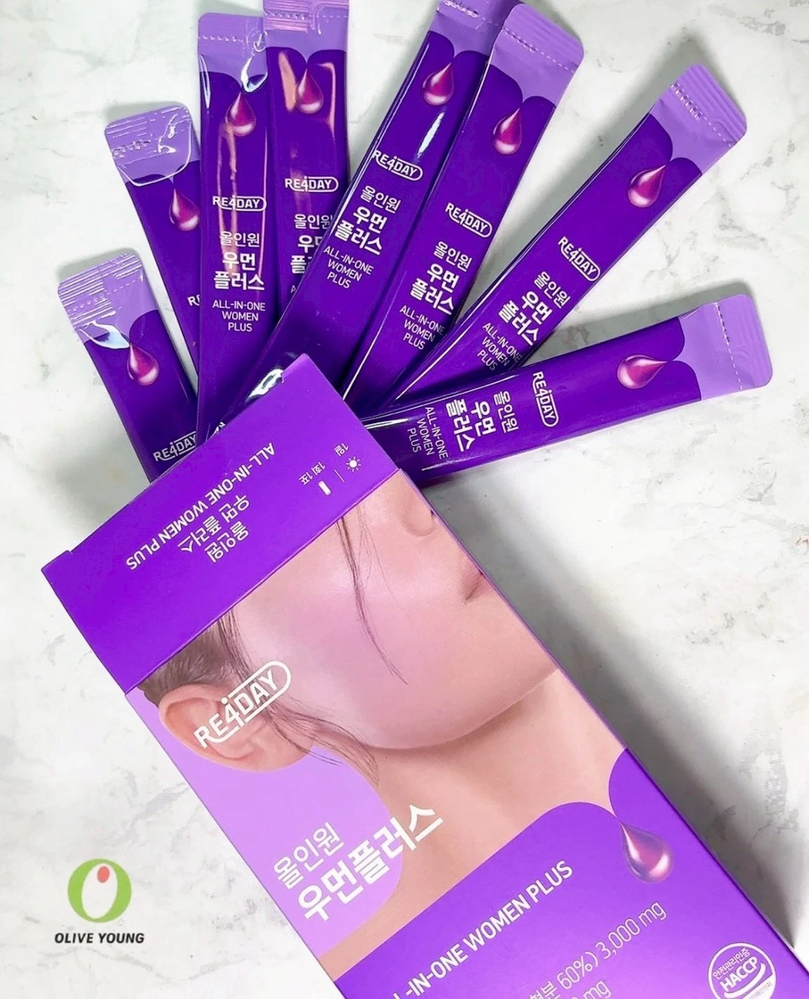 預購 韓國 RE4DAY 多效合一 PDRN 膠原蛋白飲 葡萄口味 喝的PDRN 1盒15入
