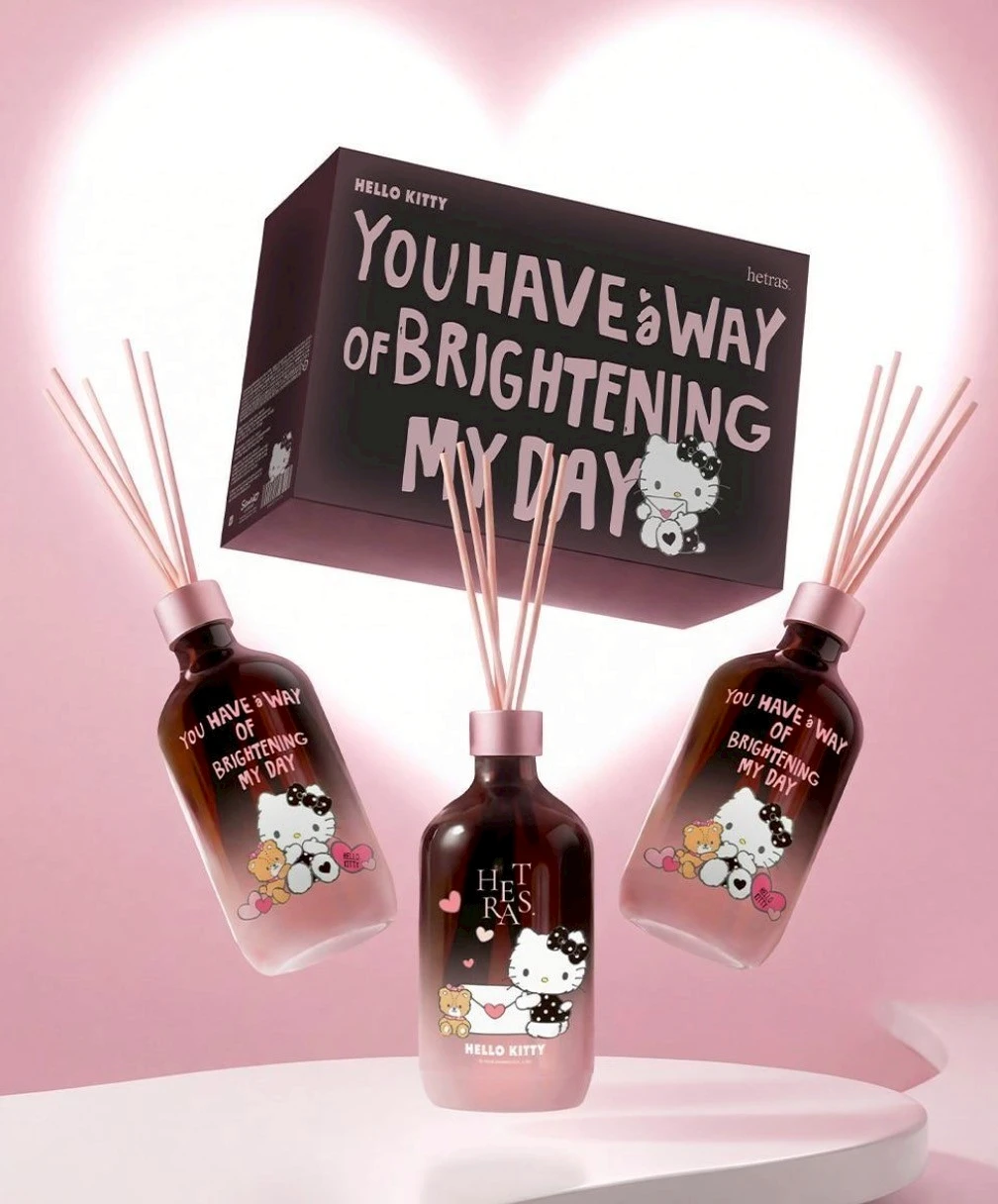 韓國製造 HETRAS x HELLO KITTY 聯名限定擴香禮盒 500ml*3瓶/盒