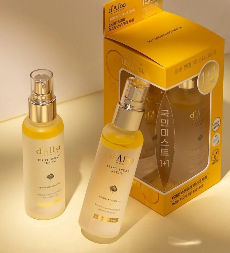 d'Alba 空姐精華噴霧兩件套組 100mlx2