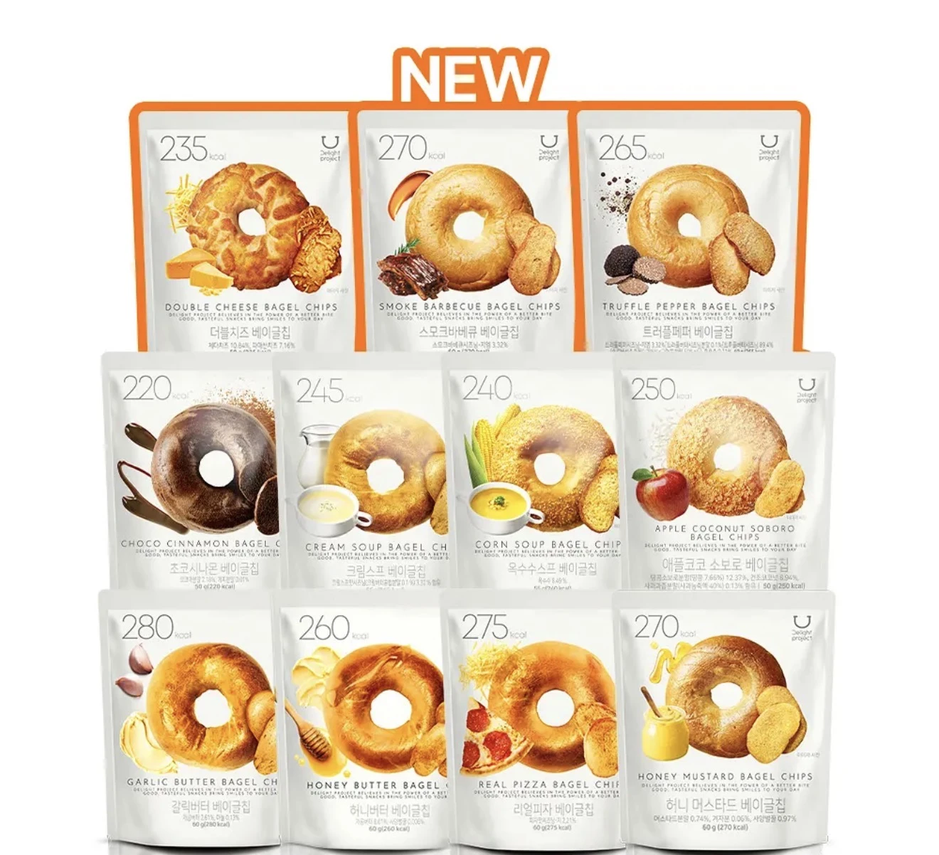 韓國 Protein Bagel Chips 高蛋白貝果脆片（11種）