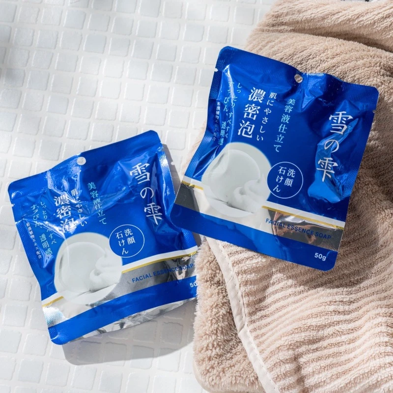 現貨 獨家新品買一送一｜日本Japan-北海道限定｜雪の雫 淡斑美白再生潔顏皂 50g