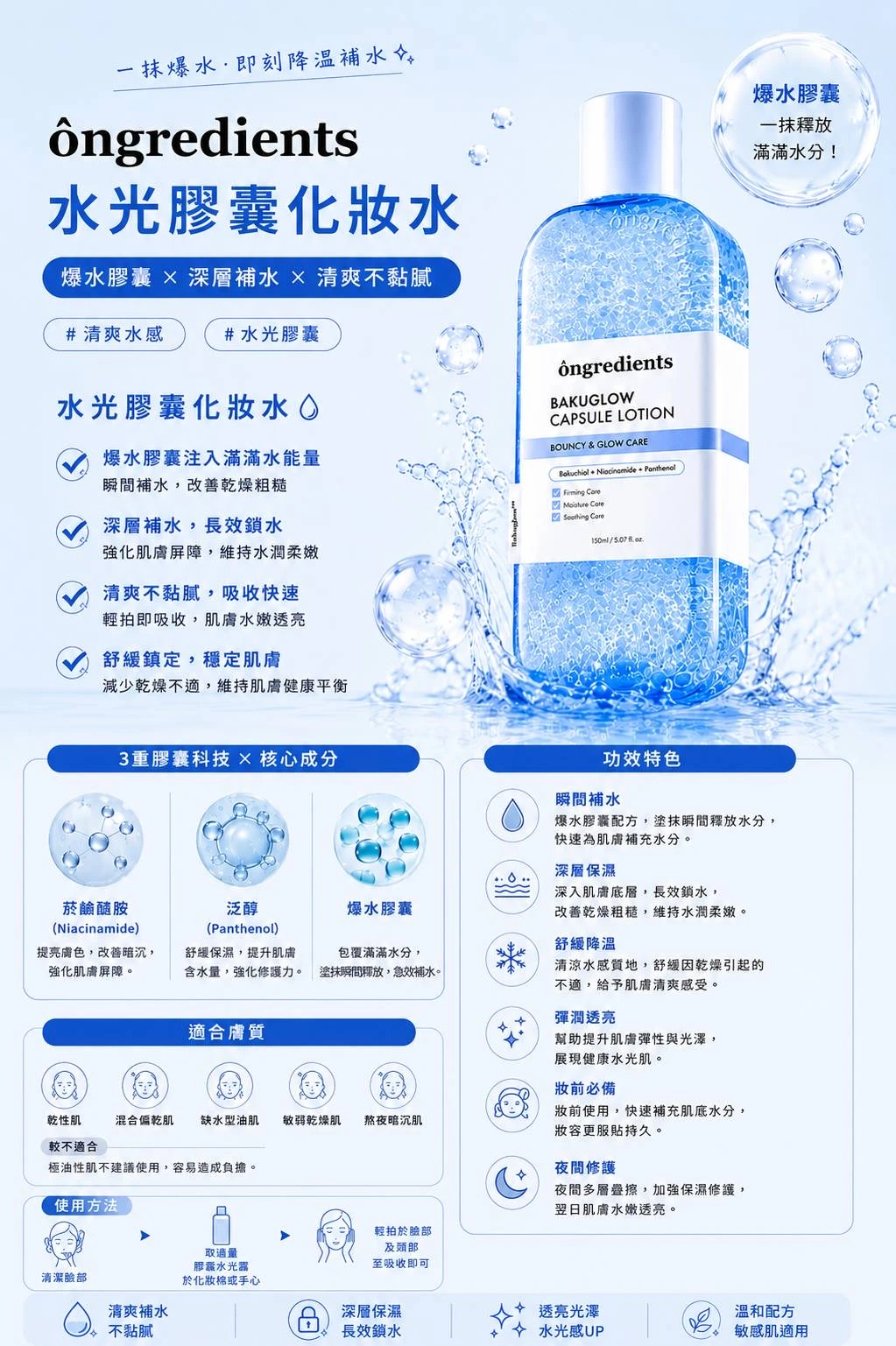 現貨 Ongredients 小藍乳150ml